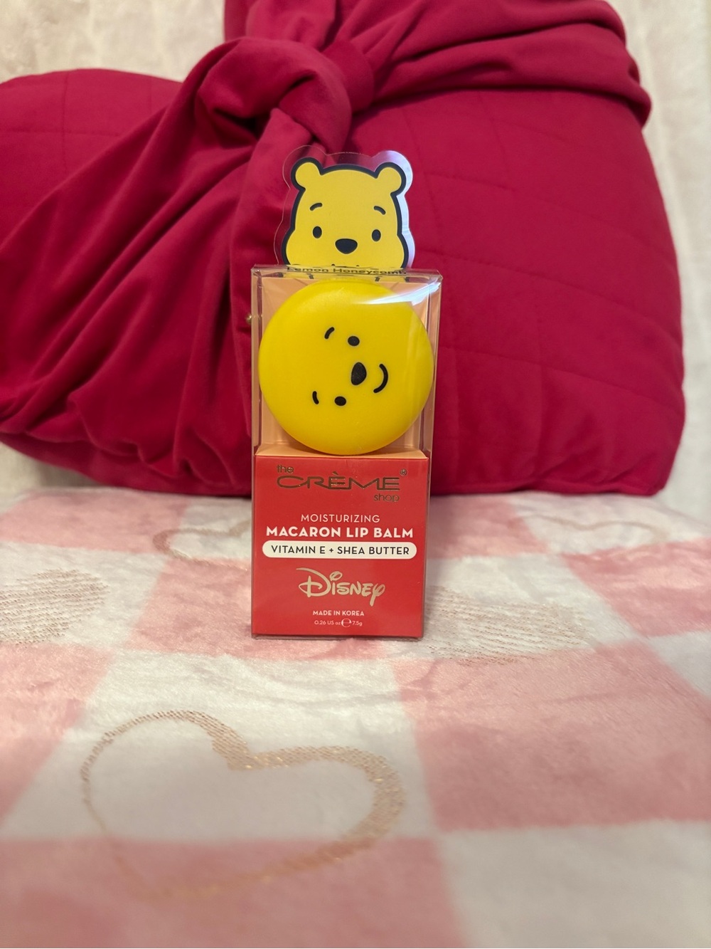The Crème Shop x Disney Winnie the Pooh Macaron Lip Balm-Lemon Honeycomb